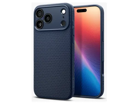 Liquid Air Apple iPhone 17 Pro Max Hoesje Back Cover Blauw