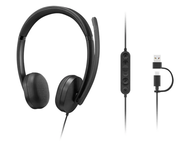Lenovo VoIP Headset 5000, Bedraad, Kantoor/callcenter, 20 - 20000 Hz,