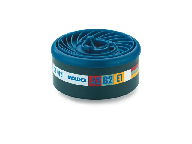 Moldex 9500 Easylock gasfilter, per doos van 8 stuks