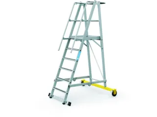 Platformladder Aluminium Bordes H X B X D 1600X 600X 630Mm 6Treden - 4