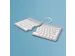 Split Break V2 ergonomisch toetsenbord Qwertz DE Wit draadloos