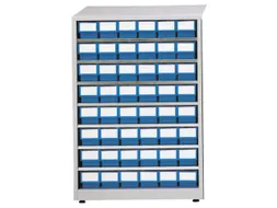 Stellingkast Hxbxd 410X605X870Mm 48Bakken Blauw Frame Ral7035