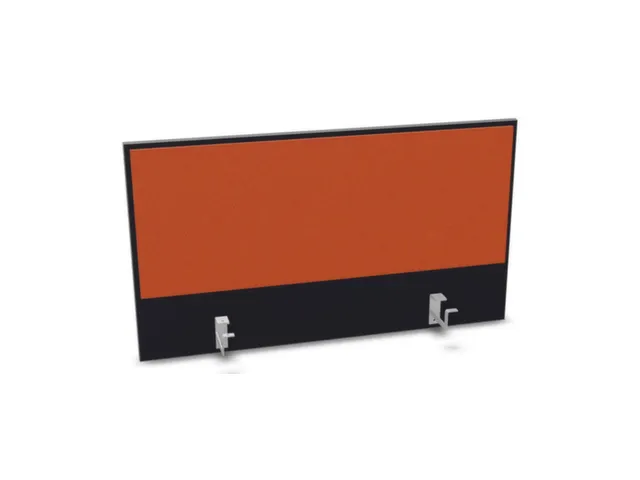 opzetpaneel bureau aanbouw achter B 1000mm CC-zwart BN3012-oranje