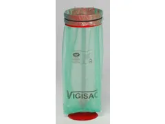 Afvalverzamelaar Voor 120 liter-Zakken Staander Plaatstaal Rood