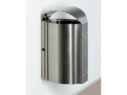 Wandafvalbak RVS 50 liter HxB 790x480mm binnenbak verzinkt