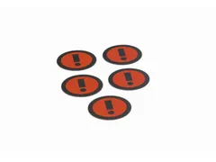 Impressiemagneetfolie Info Rood Ø50mm x 0,85mm