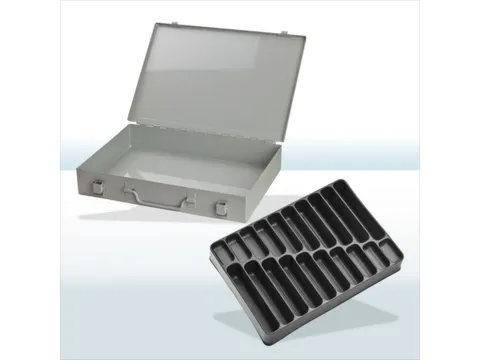 assortimentskoffer,HxBxD 50x335x240mm,20vakken