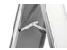 Stoepbord Aluminium Fold Outdooor A1 metaal zilver