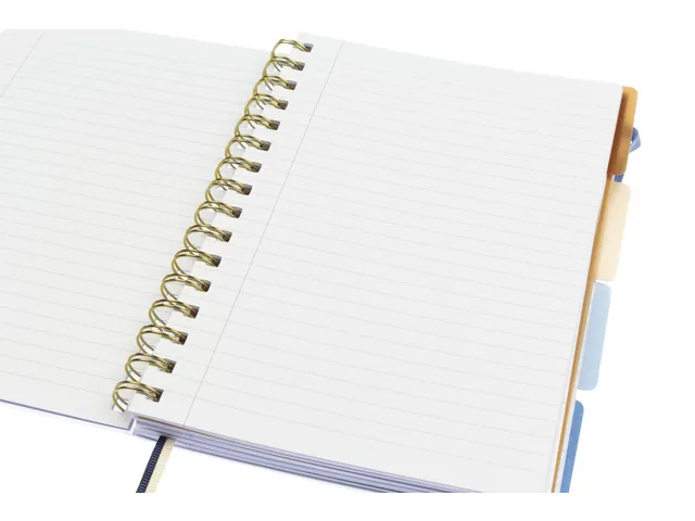 4-in-1 Carnet de notes A5 Natural Beauty 80gr 300pag 4 tabs ligné. FS