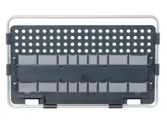 gereedschapshouder,borstelhouder,18rubberen lussen,HxBxD 285x440x50mm