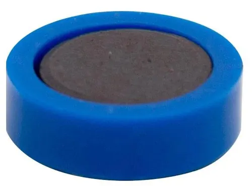 Q-connect magneten 20mm blauw 10 stuks