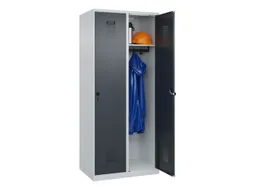 locker,HxBxD 1850x800x500mm,2vak,vak B 400mm,draaigrendel