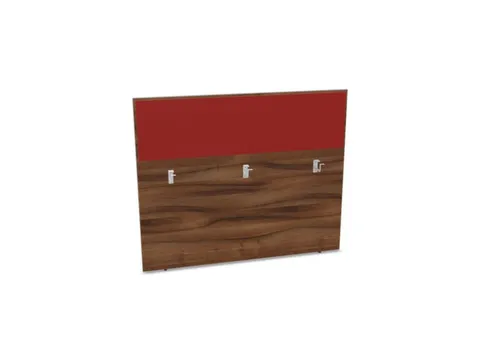 baliepaneel v. bureau aanbouw achter NP-tiepolo nut BN4011-rood 1400mm