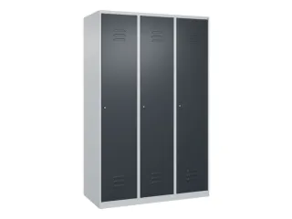 locker voor scheiding van kleding,HxBxD 1850x1200x500mm,3vak - 1