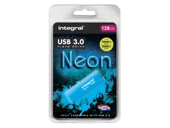 USB stick 3.0 Integral Neon USB-A 128GB blauw