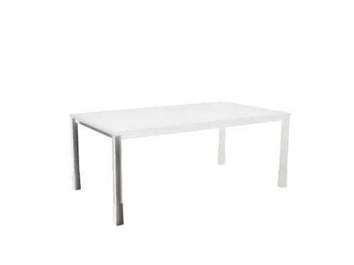 In hoogte verstelbaar bureau,HxBxD 720-840x1800x1000mm,Bl-wit