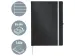 Carnet de notes Leitz Style A4 ligné couverture rigide satin noir