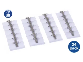 Badge Met Clip En Speld 40x75mm - 8