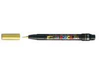 Brushverfstift Posca PCF350 Penseelpunt 1-10mm Goud