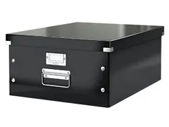 Opbergbox Leitz Click & Store 369x200x482mm Zwart 85% gerecycled karto