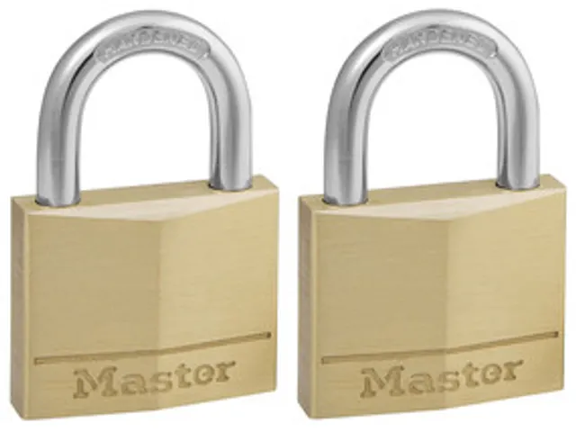 Cadenas Master Lock 2 verrouillage égal laiton 40mm