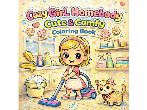 Kleurboek Cozy Girl Homebody Cute & Comfy
