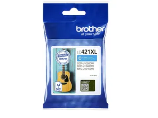 Inktcartridge Brother LC-421XLC blauw - 1