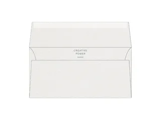 Envelop DL Ice Silver 110x220mm Curious Metallics 157µm 120 Gram - 1
