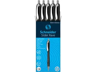 Balpen Slider Rave XB zwart - 6