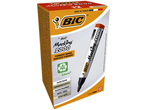 Viltstift Bic 2000 ecolutions rond large rood