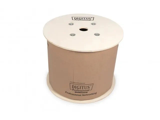 Cat 7A S/FTP installatiekabel 1000m Haspel Simplex Dca-s1a d1 a1 Geel