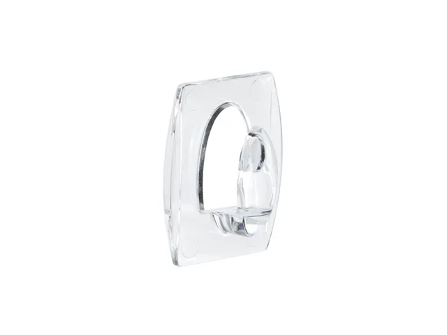 Haak Command mini inclusief bevestigingsstrip transparant 6 stuks