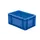 Euronorm-stapelbak 5.5l 145x300x200mm Wanden/bodem Gesloten Blauw