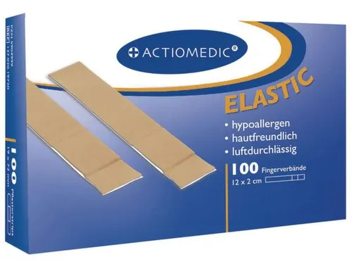Vingerverbanden Hypoallergeen Elastisch 120x20mm Huidkleurig