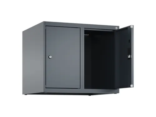 opzetkast,v. locker,2vak.,vak B 300mm,HxBxD 500x600x500mm,vleugeldeur