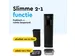 Cendrier avec poubell BRASK AT400 Noir 20L