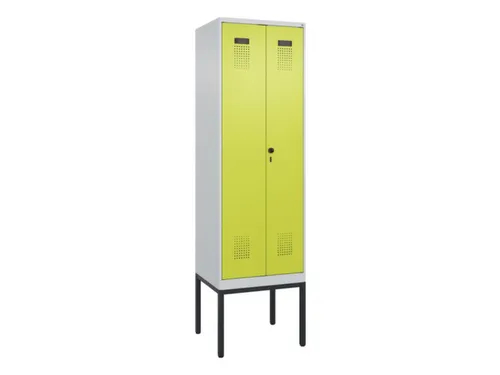 PBM-locker,HxBxD 2120x600x500mm,2vak,vak B 300mm,draaigrendel