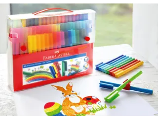 Kleurstiften Faber-Castell Connector assorti cadeauset à 80 stuks - 9