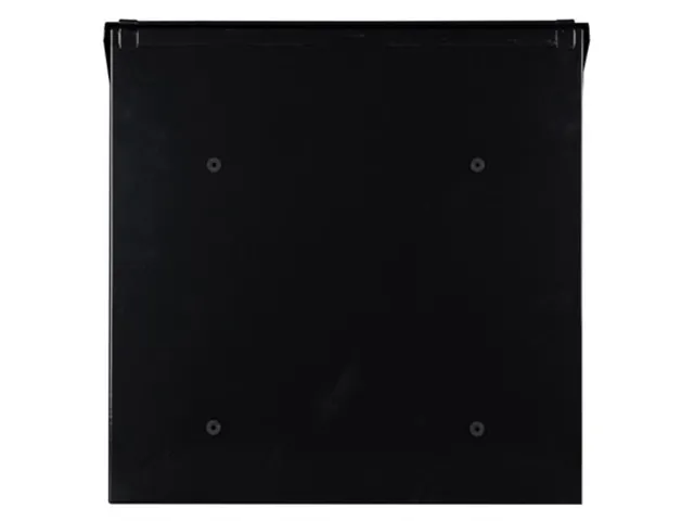 Brievenbus Monaco Zwart met naamplaatje incl. 2 sleutels 37x36.5x10cm