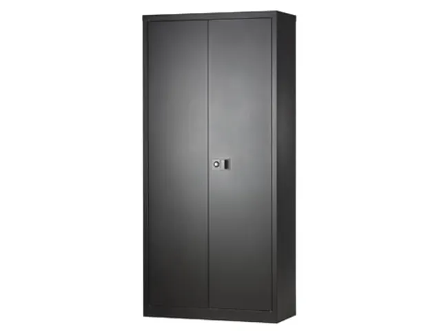 Bisley Draaideurkast Zwart Hoogte 195cm