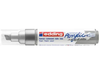 Acrylmarker edding e-5000 breed zilver - 2