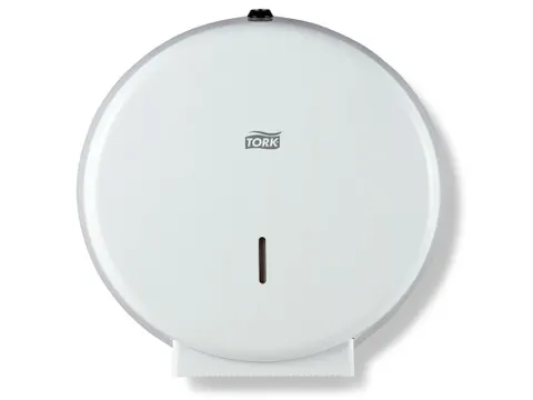 Tork T1 Extra Robuust Jumbo Toiletpapier Dispenser 246040 Wit metaal