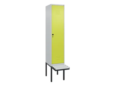 locker voor scheiding van kleding,HxBxD 2120x400x815mm,1vak