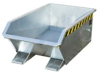 mini-kiepbak,HxLxB 450x1385x680mm,0,23m³,draagverm. 750kg,verzinkt - 1