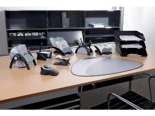 Visitekaartmolen Durable Vegas 2417 72x104mm 400 kaartjes Zwart