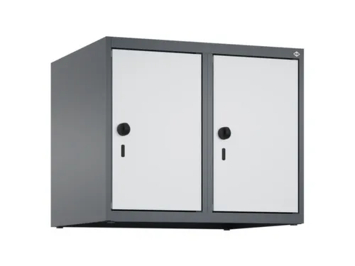 opzetkast,v. locker,2vak.,vak B 300mm,HxBxD 500x600x500mm,vleugeldeur