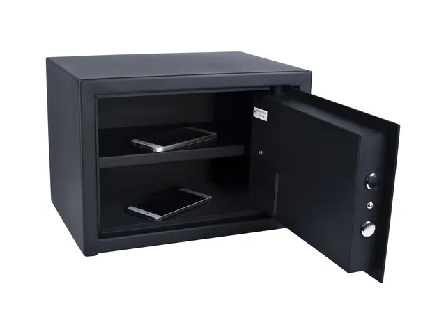 Kluis Pavo fingerprint elektronisch 352x250x250mm zwart