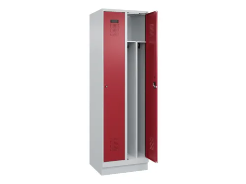 locker voor scheiding van kleding,HxBxD 1950x600x500mm,2vak