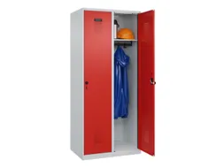 locker,HxBxD 1850x800x500mm,2vak,vak B 400mm,draaigrendel