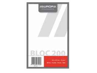Kladblok Aurora 135x210mm blanco 200 vel 45gr - 1